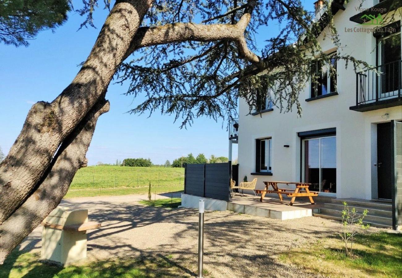 Le Cottage Nature Vigne Rouge Sauna Gaillac Entre Albi-Toulouse & Les Cottages Du Tarn Brens  Buitenkant foto