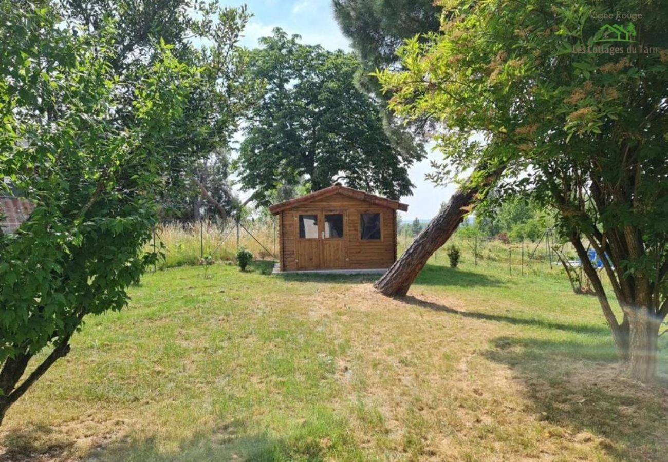 Le Cottage Nature Vigne Rouge Sauna Gaillac Entre Albi-Toulouse & Les Cottages Du Tarn Brens  Buitenkant foto