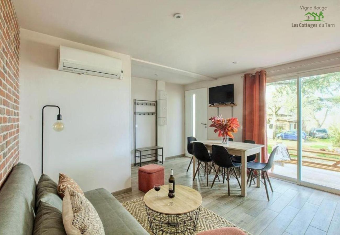 Le Cottage Nature Vigne Rouge Sauna Gaillac Entre Albi-Toulouse & Les Cottages Du Tarn Brens  Buitenkant foto